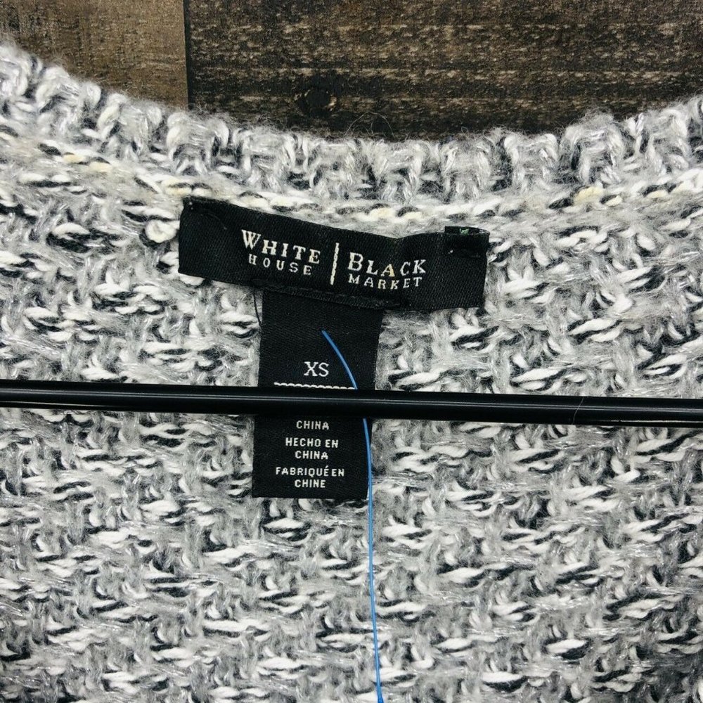White House Black Market Knit Sweater Size XS Gray - Picture 5 of 7